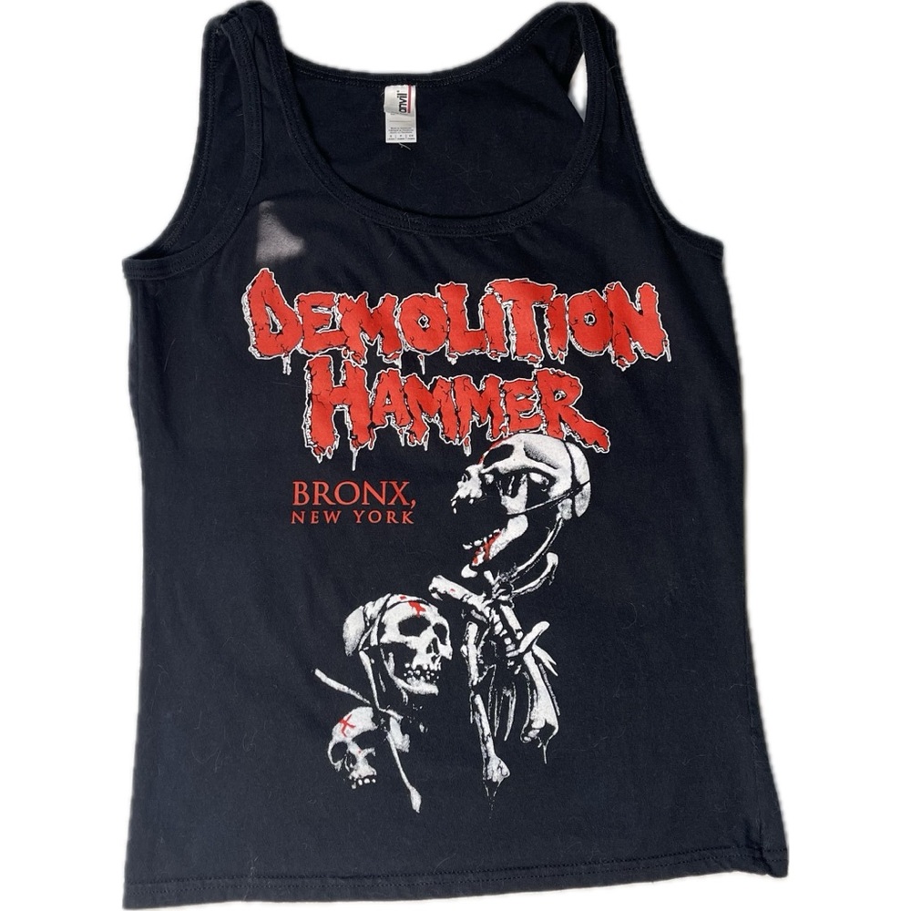Demolition Hammer Band Tank Top Women’s Size Small Death Metal 2016